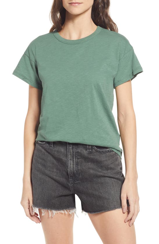 Madewell Whisper Cotton Crewneck T-shirt In Simply Sage