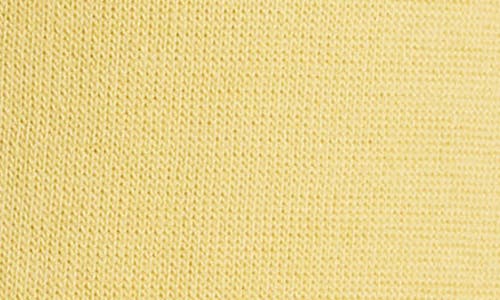 Lafayette 148 Cotton-silk Tape Fitted Bomber Sweater In Canary Yellow