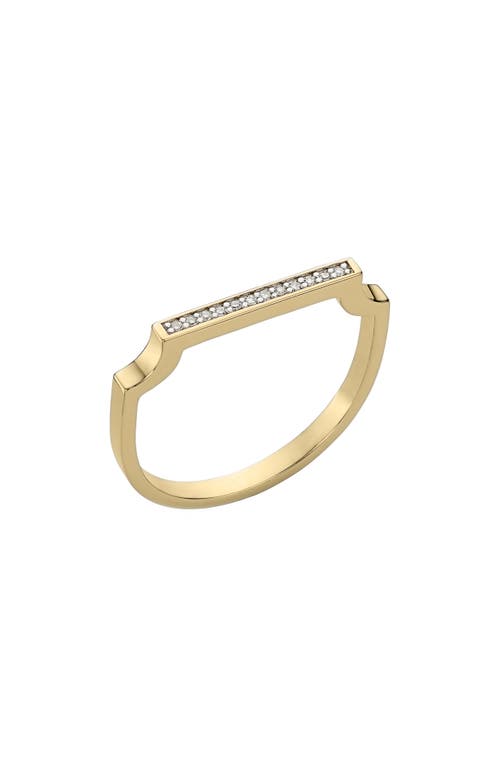 Monica Vinader Signature Thin Diamond Ring Gold/Diamonds at Nordstrom,