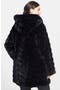 Gallery Chevron Faux Fur Hooded Coat (Plus Size) | Nordstrom