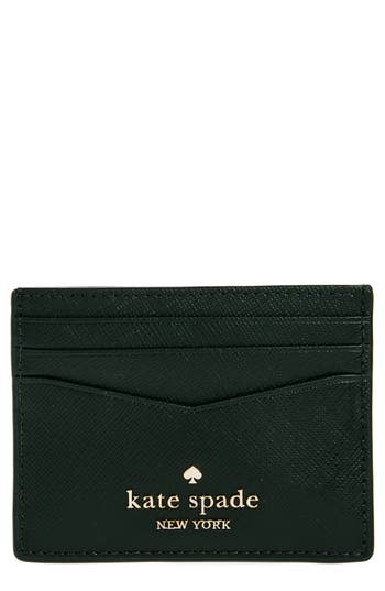 Kate Spade New York Staci Small Slim Card Case In Black