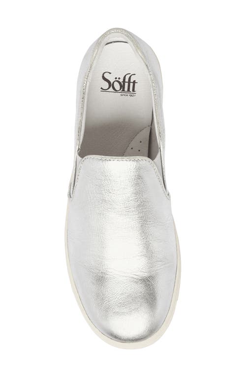 Shop Söfft Roxie Slip-on Sneaker In Silver