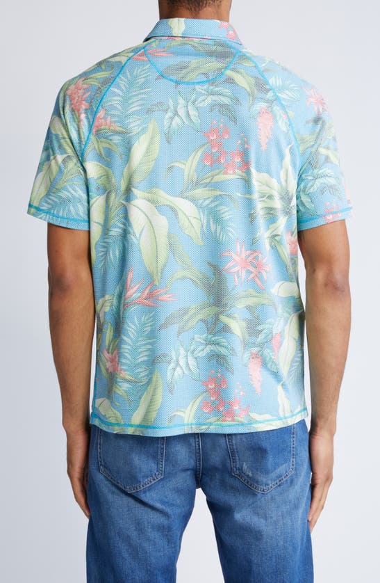 TOMMY BAHAMA TOMMY BAHAMA HOUR FLORAL JACQUARD POLO 