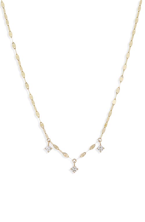 Lana Diamond Rain Necklace in 14K Yellow Gold