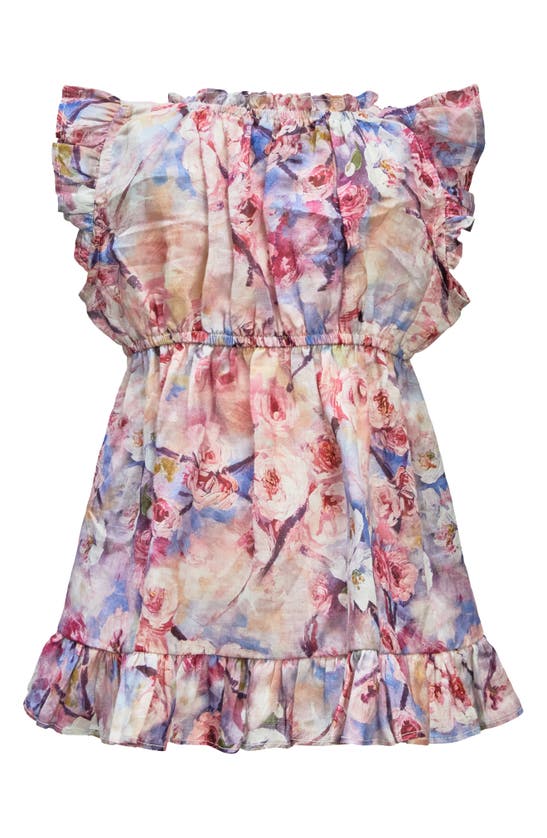 Bardot Junior Kids' Ayala Floral Dress In Azure Flor