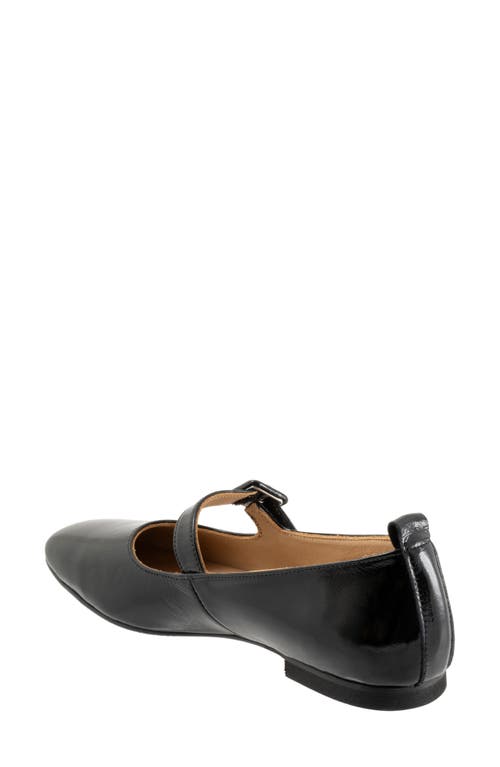 Bueno Eliana Mary Jane Flat In Black Patent