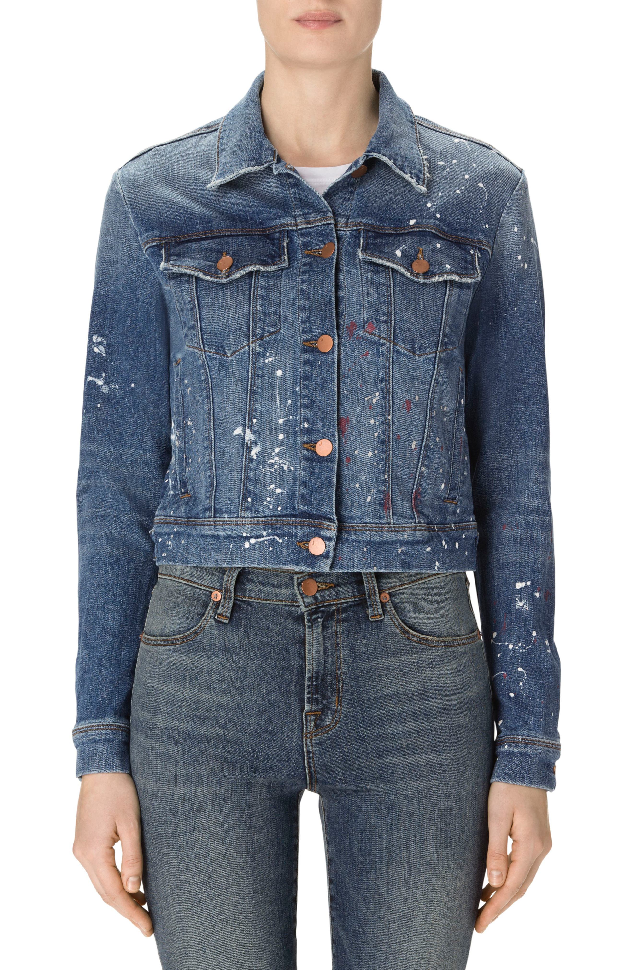 j brand harlow shrunken denim jacket