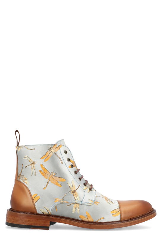 Shop Taft Jack Lace-up Cap Toe Boot In Blue Dragonfly