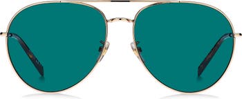 Givenchy 61mm Aviator Sunglasses