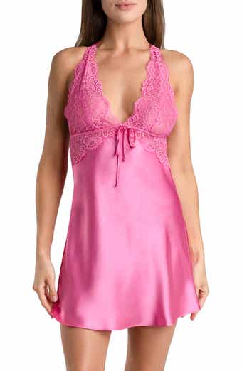 Satin & Lace Chemise 7919 - Blush