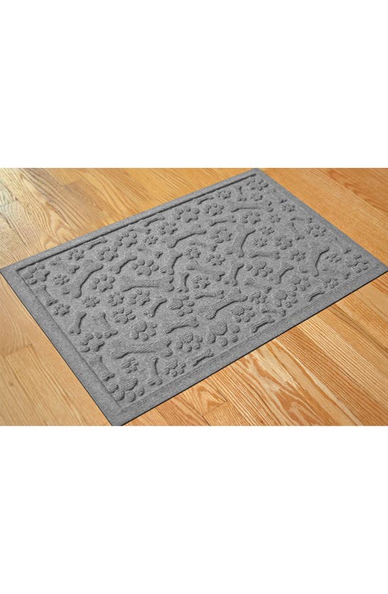 Bungalow Flooring Waterhog Pet Floor Mat In Medium Gray