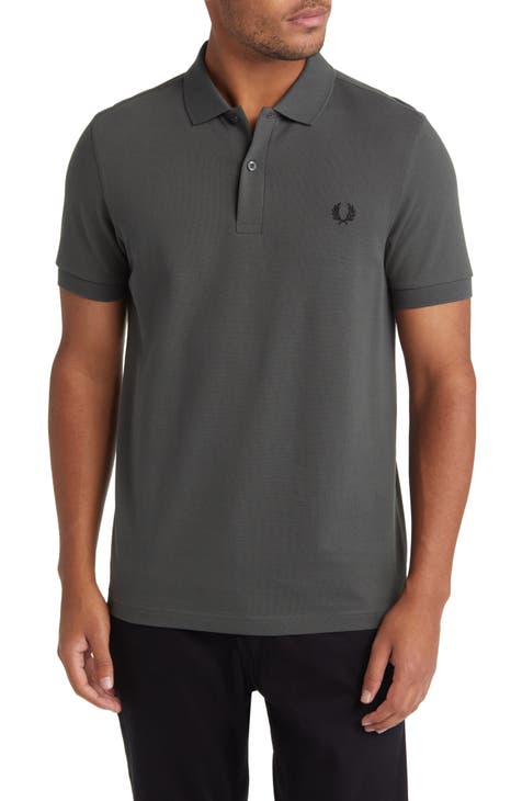Fred Perry Black Classic Polo Shirt Dress - Size 8