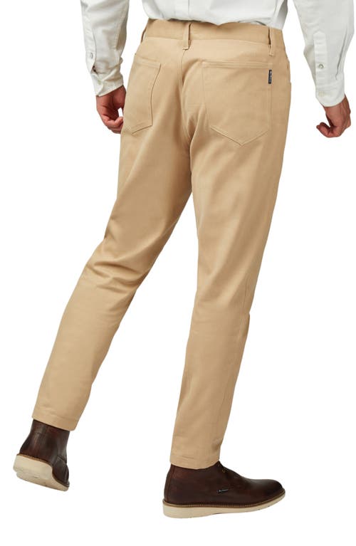 Ben Sherman Slim Tapered Leg 5-pocket Pants In Stone