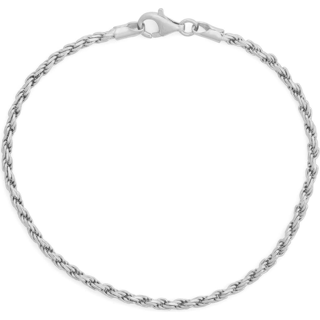 Fzn Rope Chain Bracelet In White