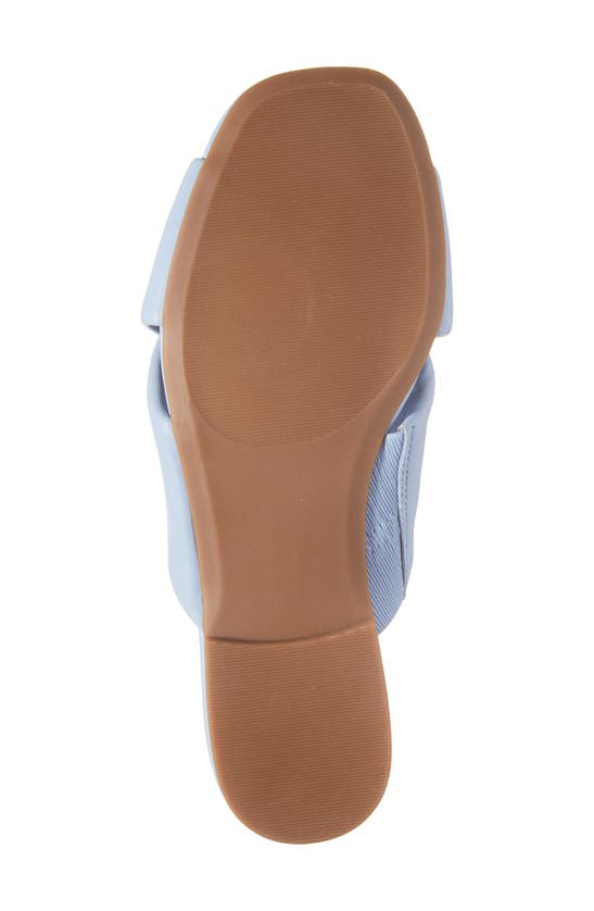Shop Caslon ® Calla Slide Sandal In Blue Chambray