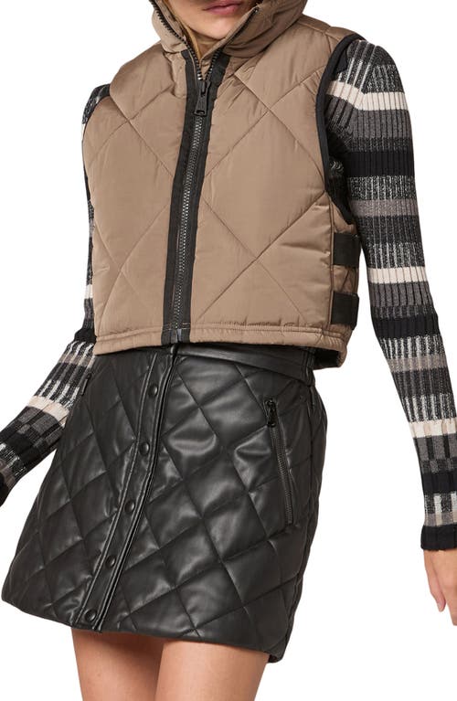 Shop Alp N Rock La Vitesse Ii Crop Water Repellent Insulated Vest In Birch