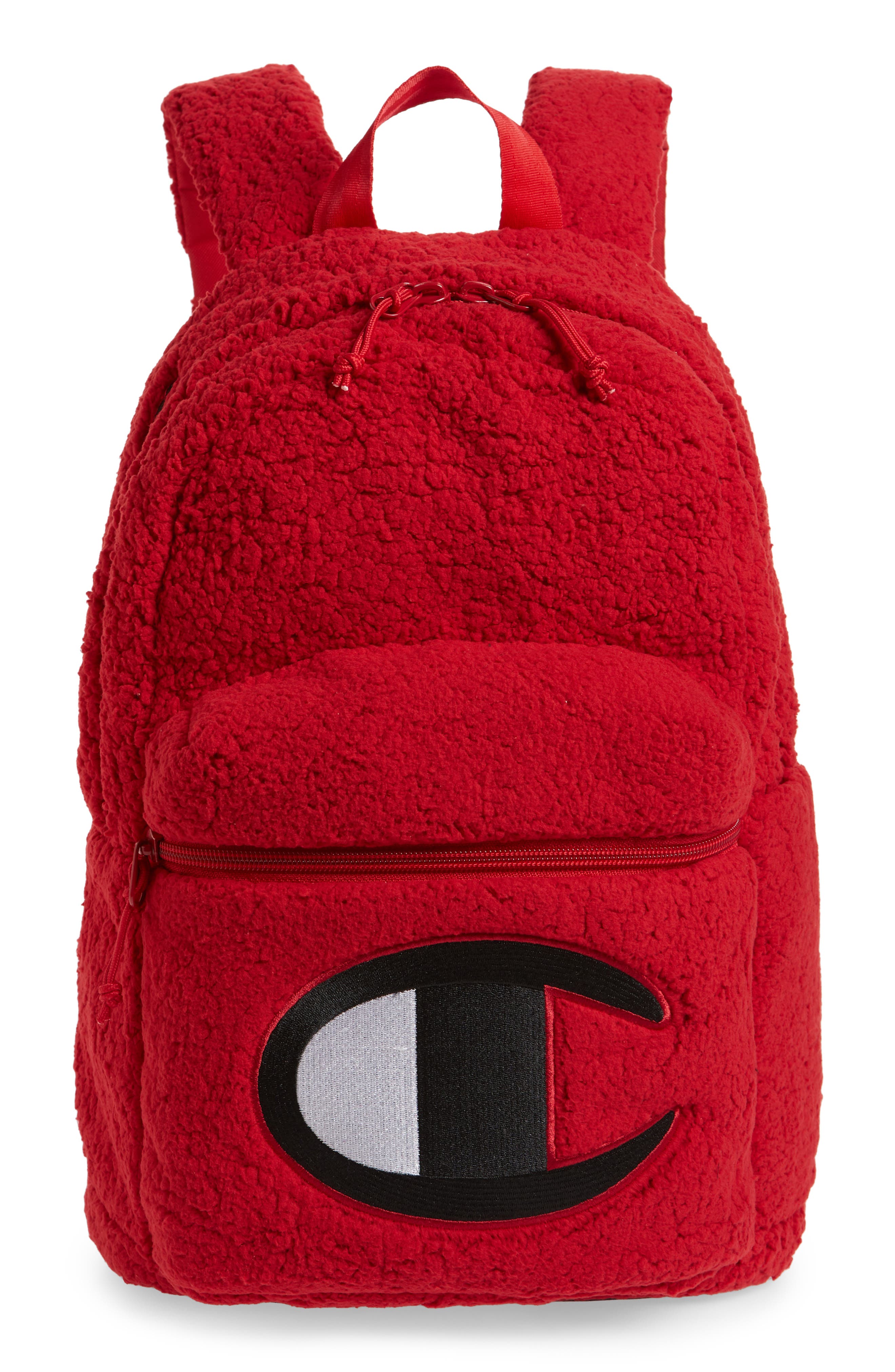 fluffy champion backpack