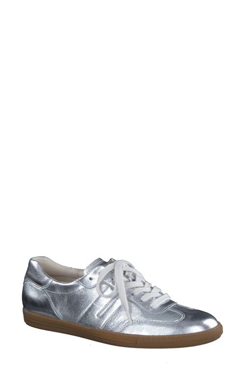 Tilly Sneaker in Aluminum Metallic Nappa