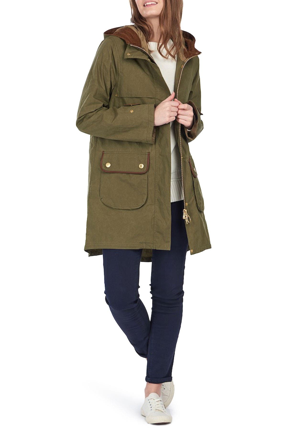 Barbour Icons ReEngineered Durham Showerproof Cotton Coat