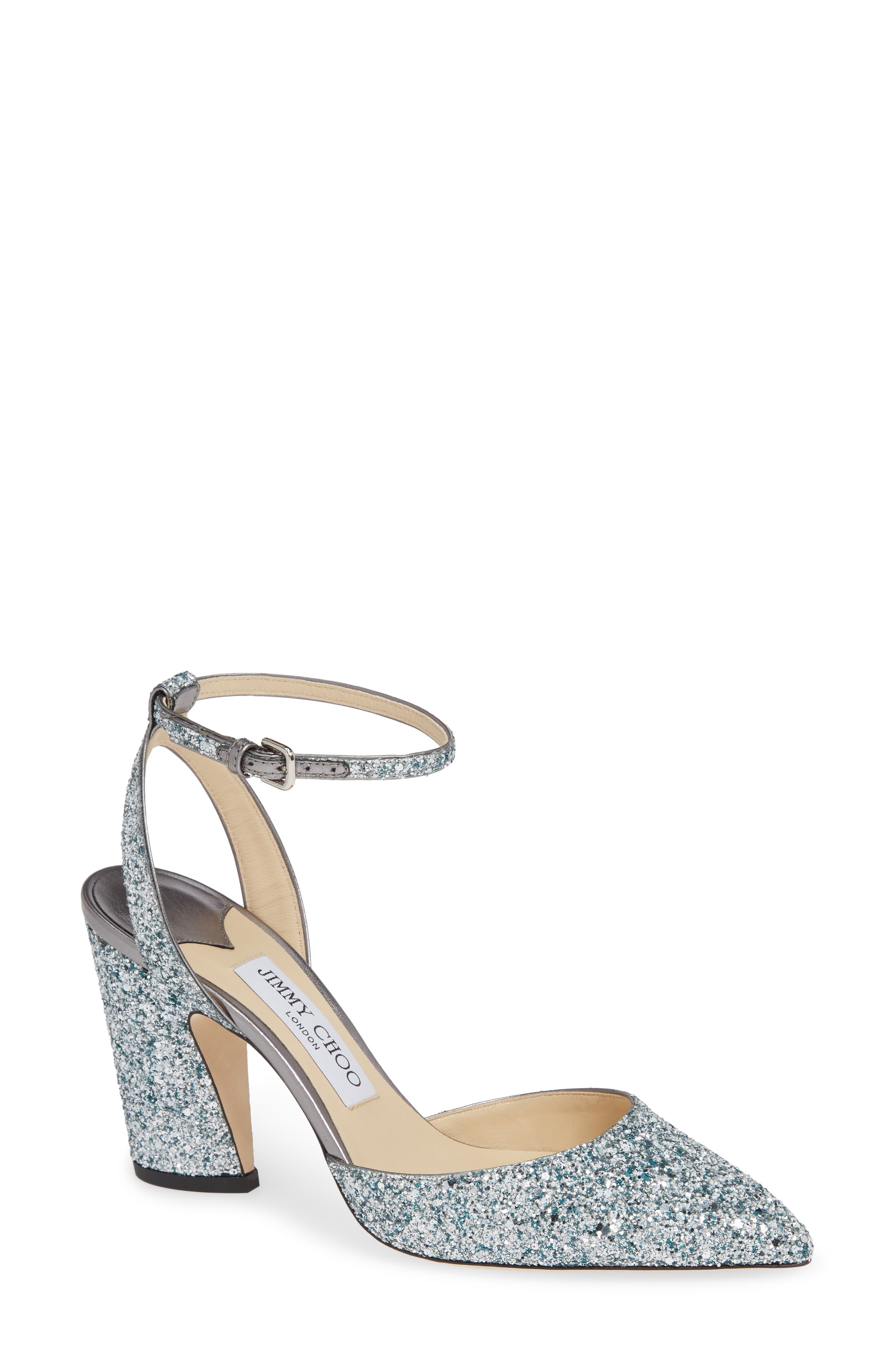 jimmy choo ankle strap heels