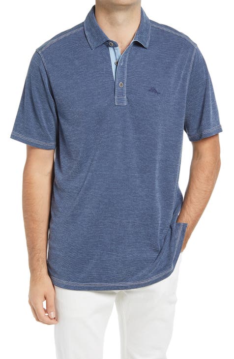 Homme Billionaire Polo Shirt Ss Crest Dark Blue