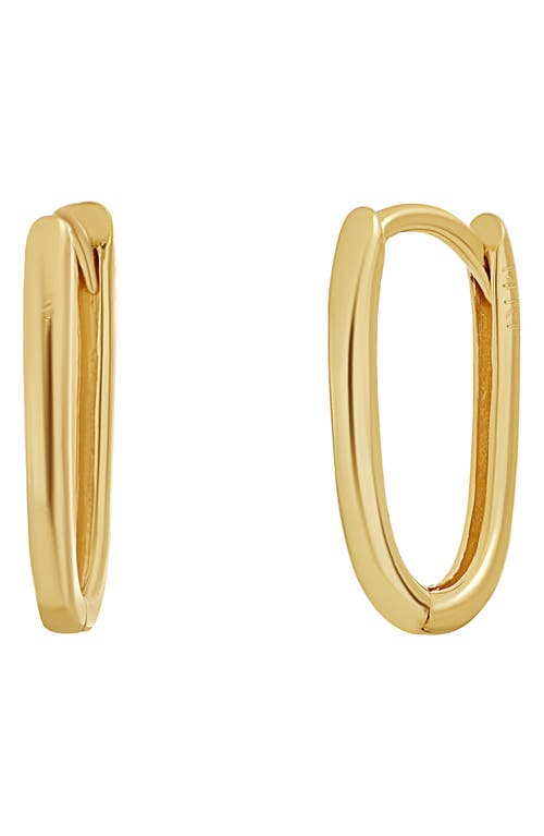 Bony Levy 14K Gold Oval Hoop Earrings in 14K Yellow Gold at Nordstrom