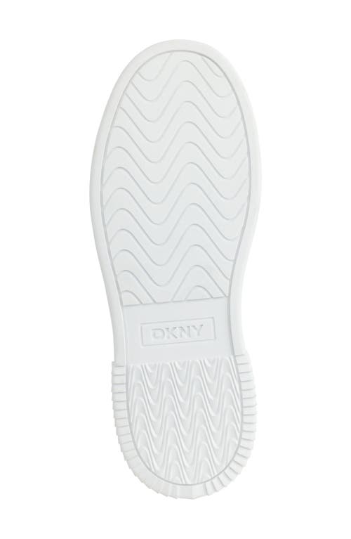Dkny Baylor Platform Sneaker In Soft White