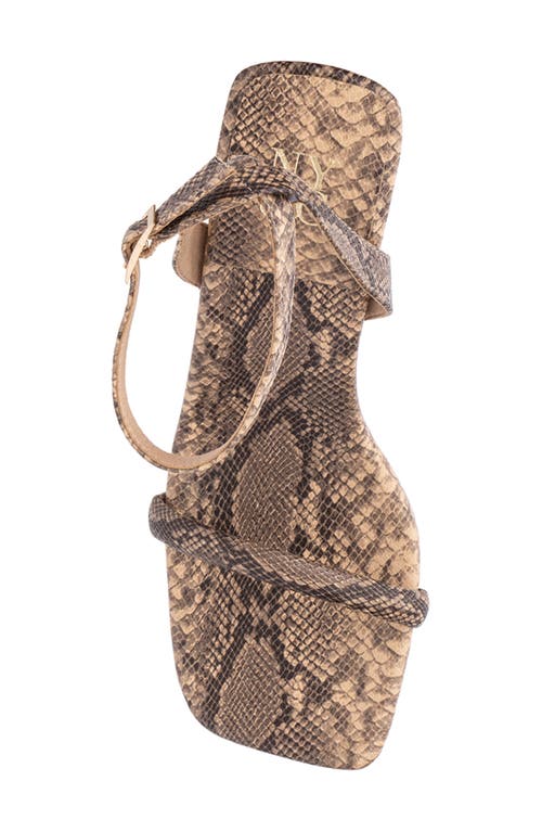 NEW YORK AND COMPANY NEW YORK AND COMPANY ASHLYN ANKLE STRAP SANDAL 