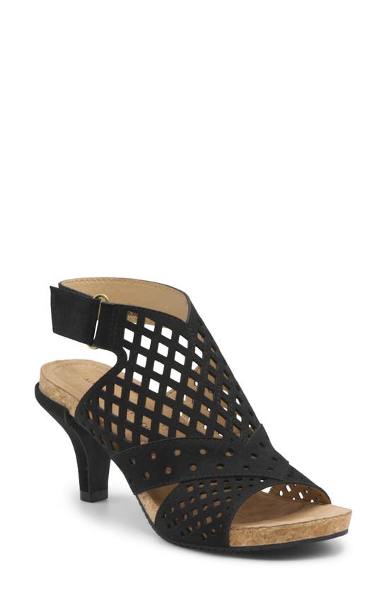 Adrienne Vittadini Sheli Lasercut Pump In Black