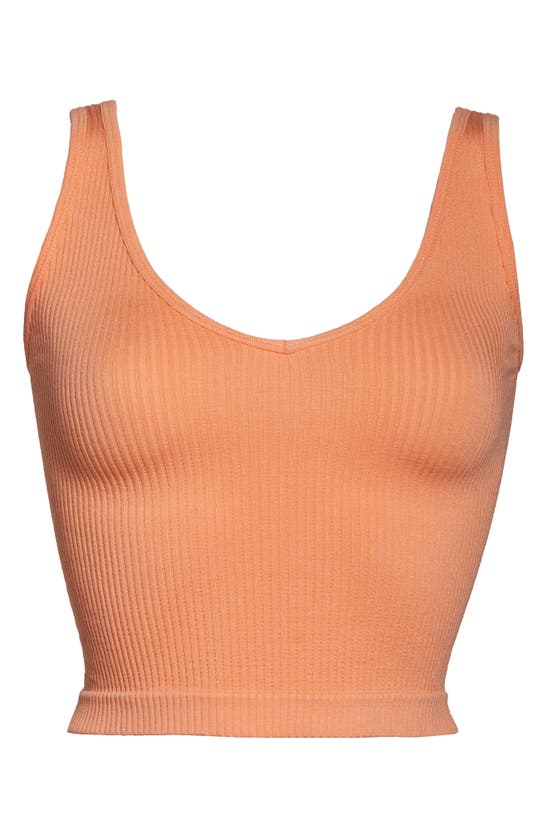 FREE PEOPLE INTIMATELY FP SOLID RIB BRAMI CROP TOP