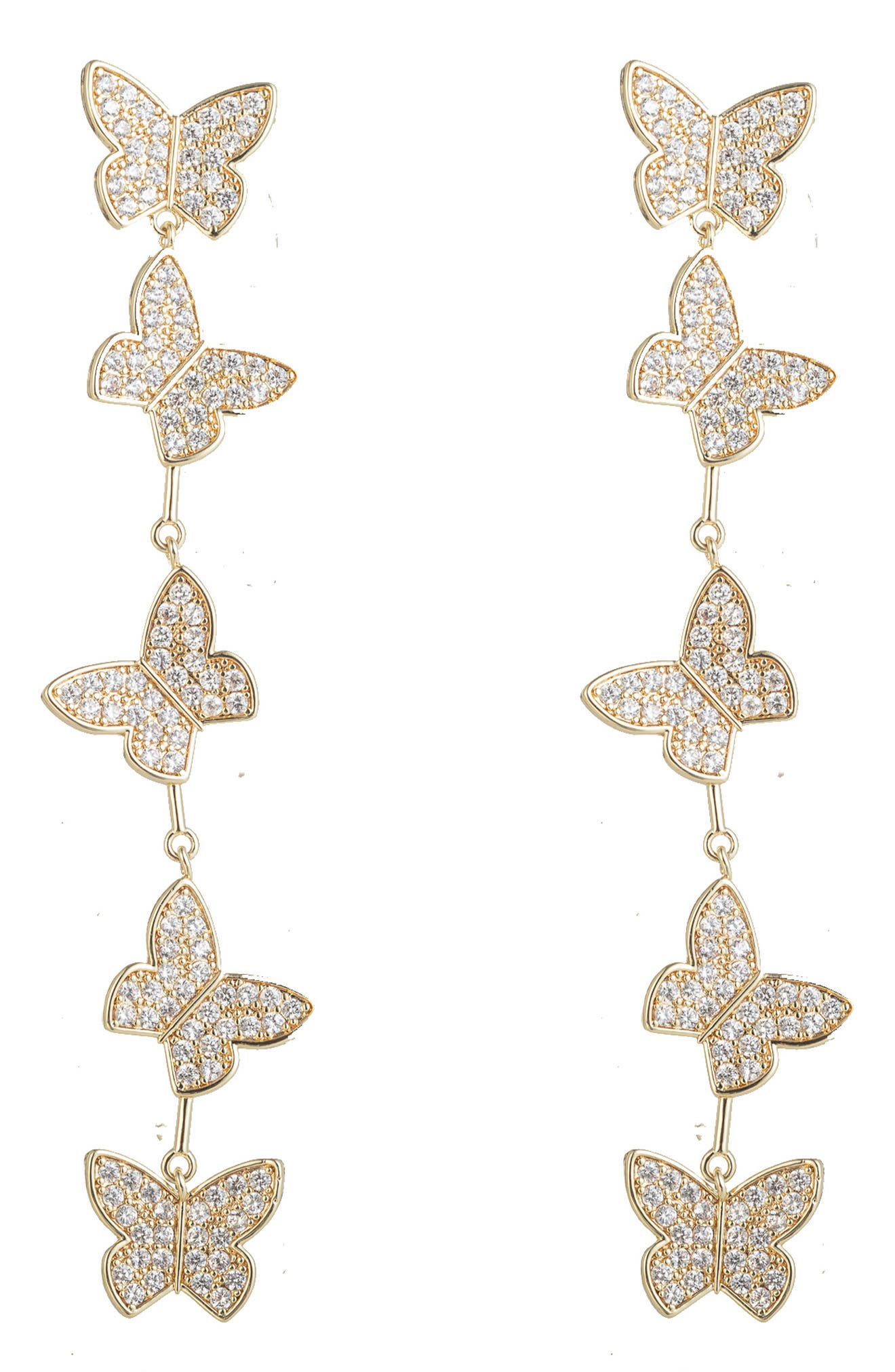 eye candy butterfly earrings