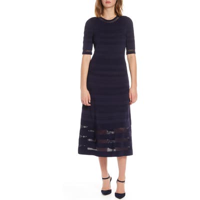 Eliza J Midi Sweater Dress, Blue