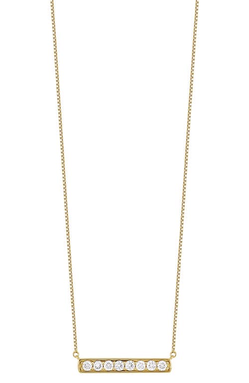 Bony Levy Varda Diamond Bar Pendant Necklace in 18K Yellow Gold at Nordstrom