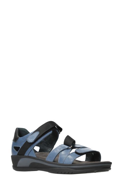 Desh Sandal in Jeans Savana Leather