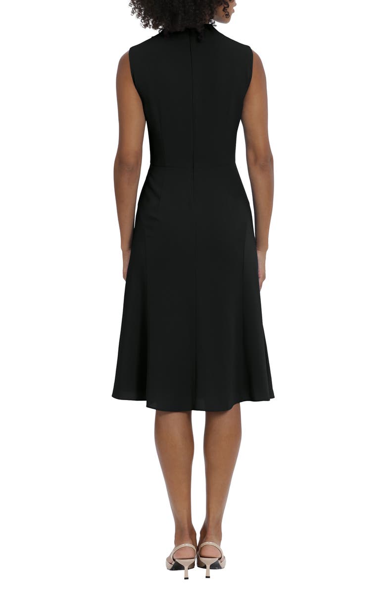 Maggy London Funnel Neck Sleeveless Chiffon Dress | Nordstrom