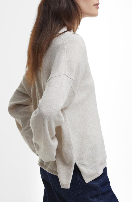 Barbour Fearne Sweater In Oatmeal