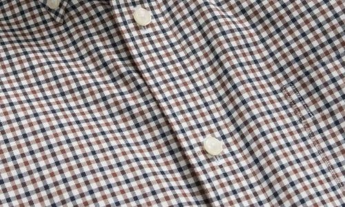 Shop Brooks Brothers Fall Check Regular Fit Non-iron Stretch Button-down Shirt In Classic Check