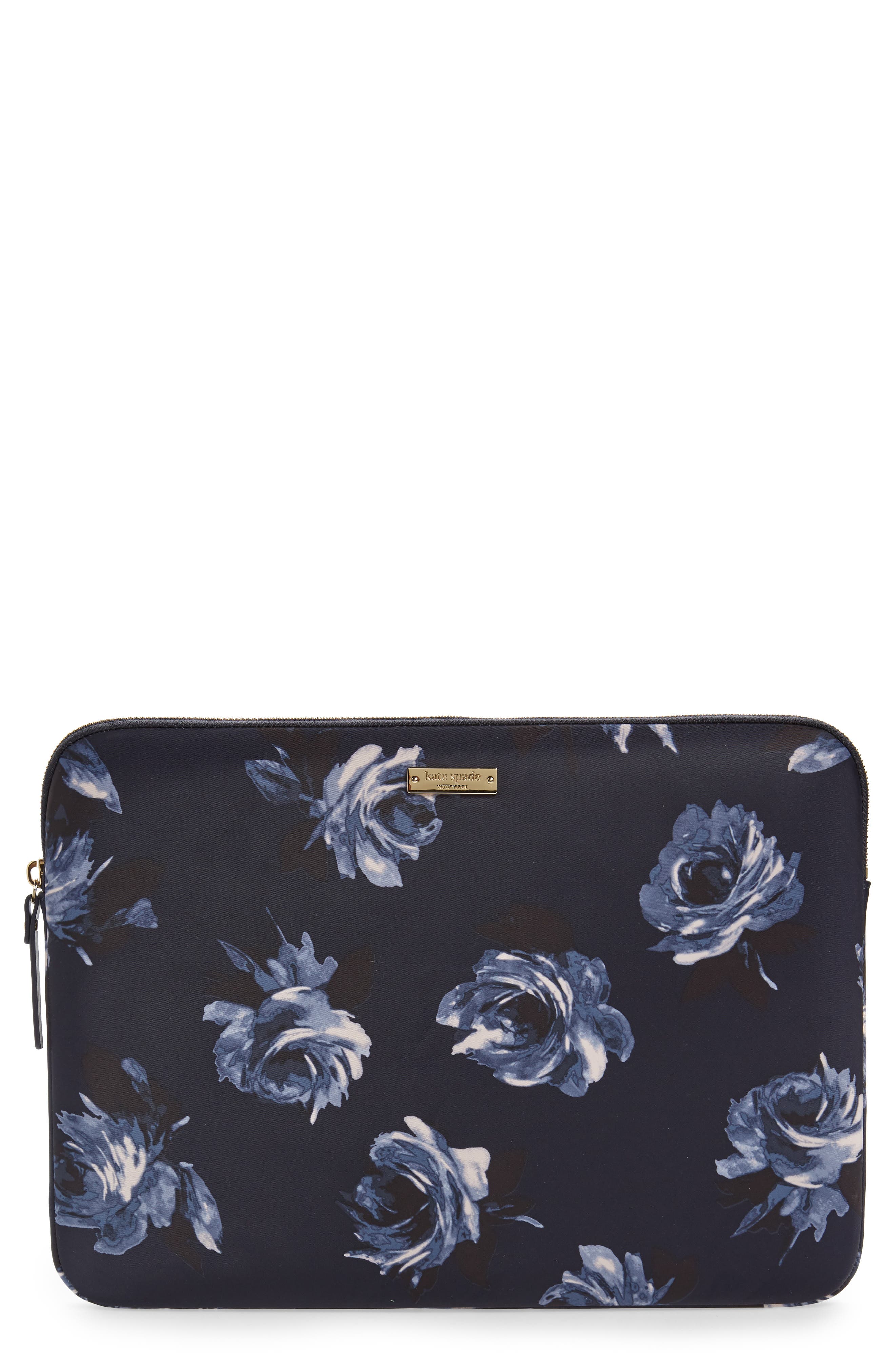 kate spade new york night rose 13Inch laptop sleeve Nordstrom