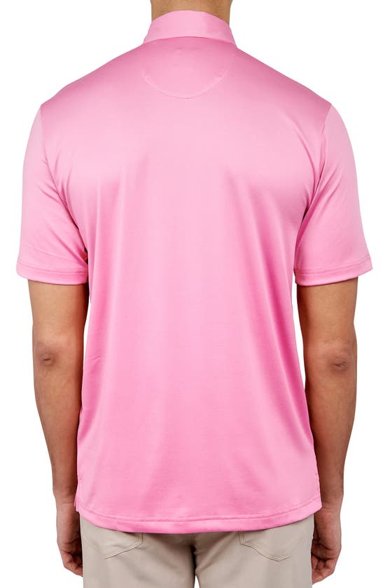 Shop Construct Solid Golf Polo In Pink