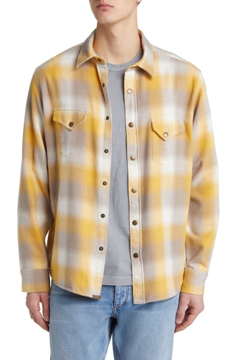 Plaid Flannel Snap-Up Western Shirt