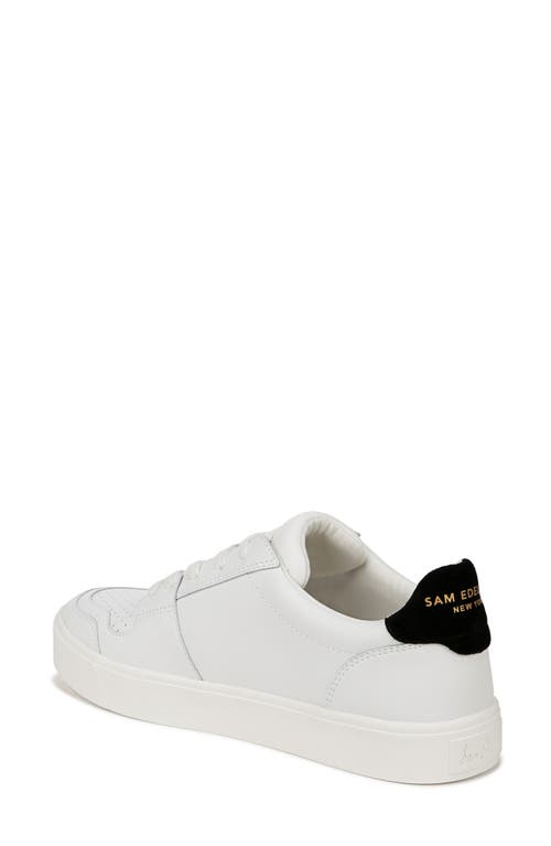 Sam Edelman Ellie Sneaker In White/black
