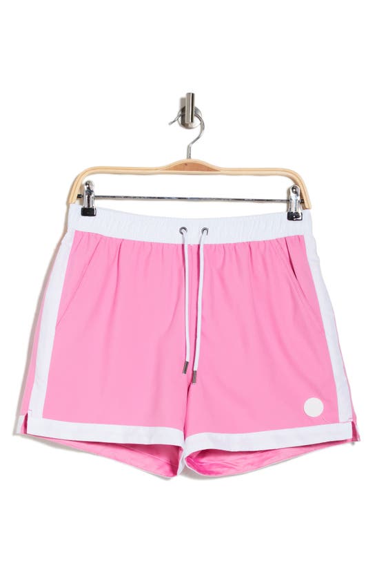 Shop Native Youth Volley Swim Trunks In Pink