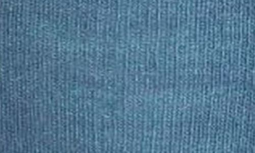 Memoi Soft Knee High Socks In Blue Heather