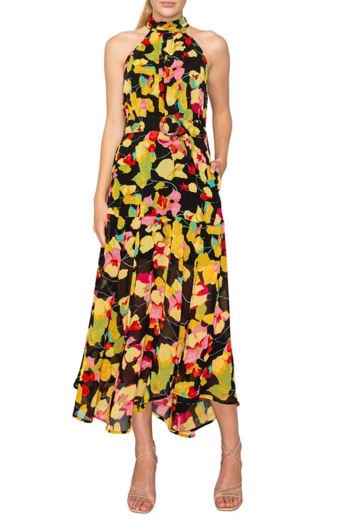 Chiffon Midi Dress