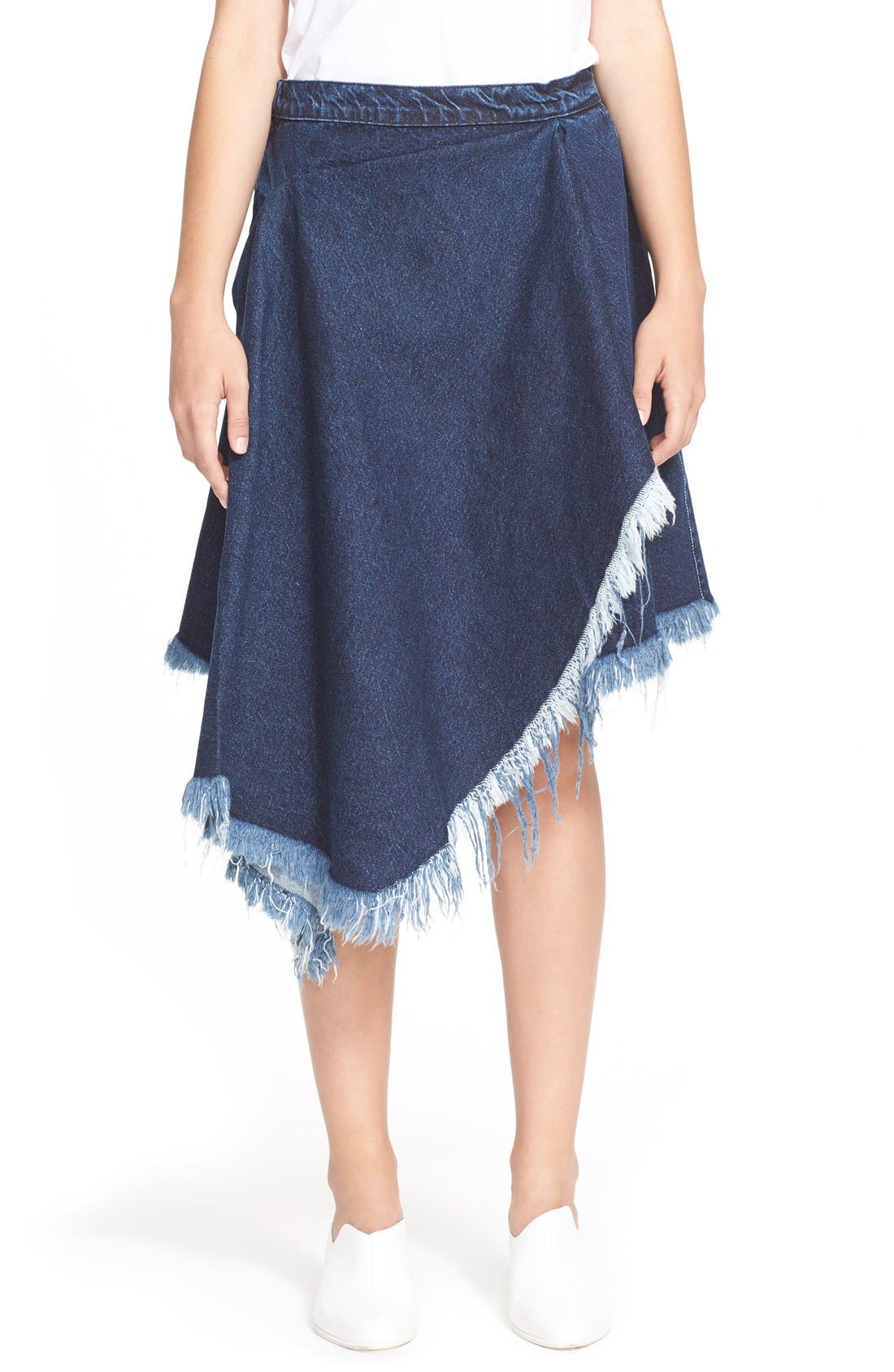 marques almeida denim skirt