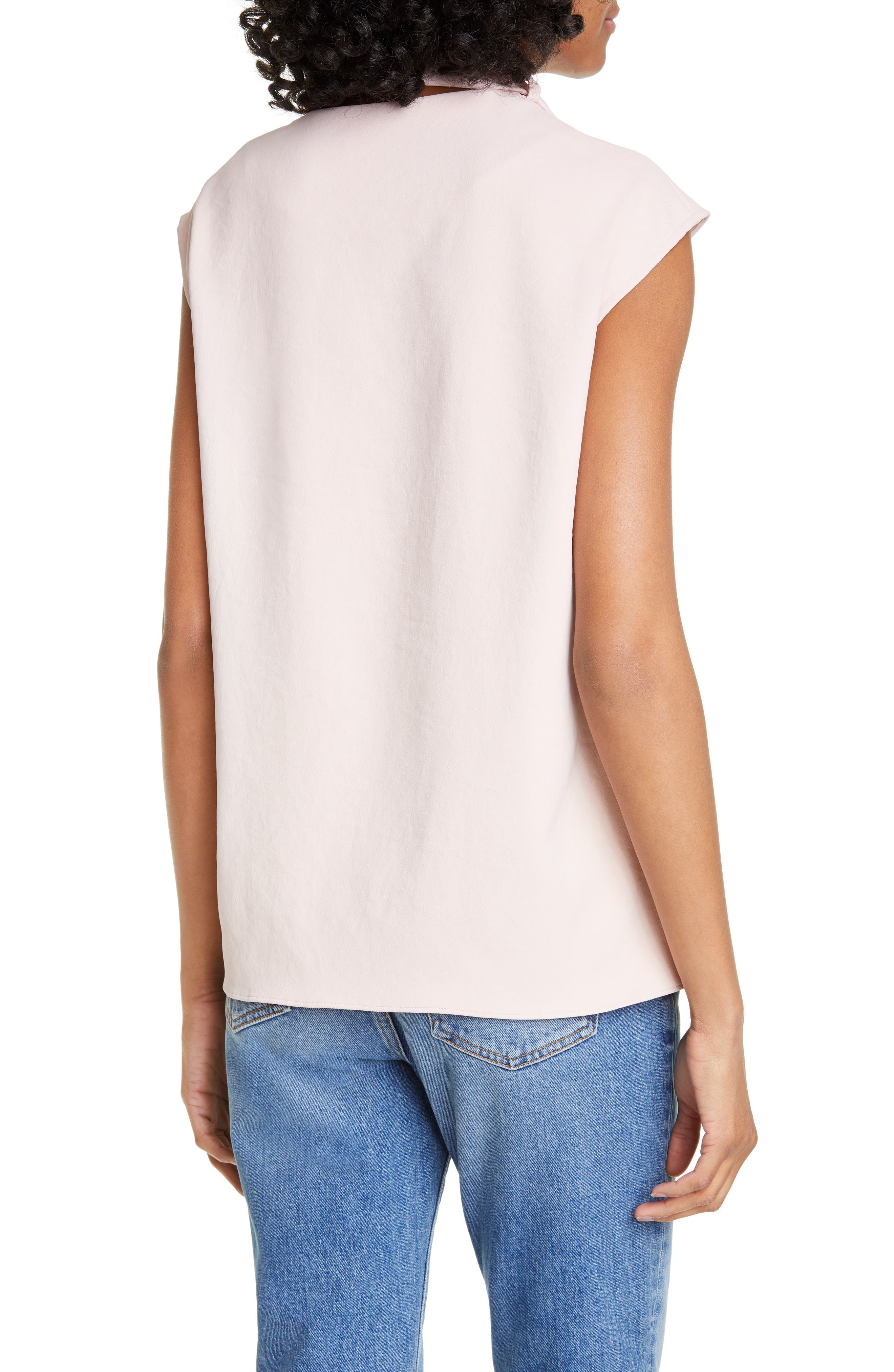 tibi draped top