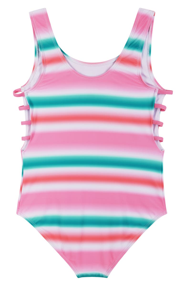 Andy & Evan Kids' Strappy Cutout One-Piece Swimsuit | Nordstrom