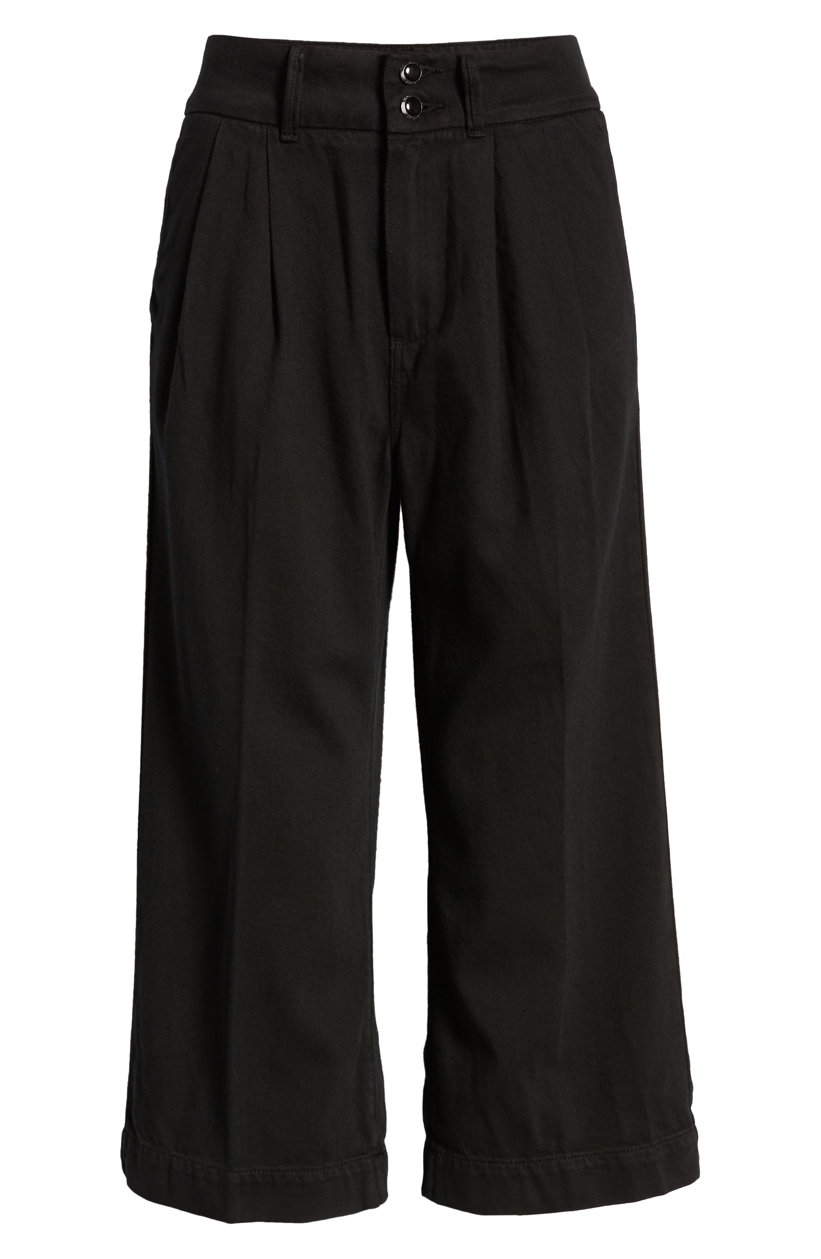 PAIGE Womens Clarice Pleated Culottes
