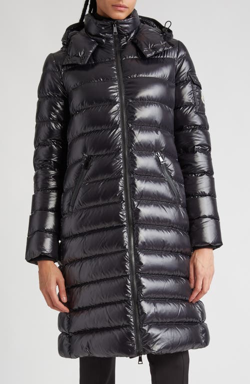 Moncler Moka Quilted Down Long Parka Black at Nordstrom