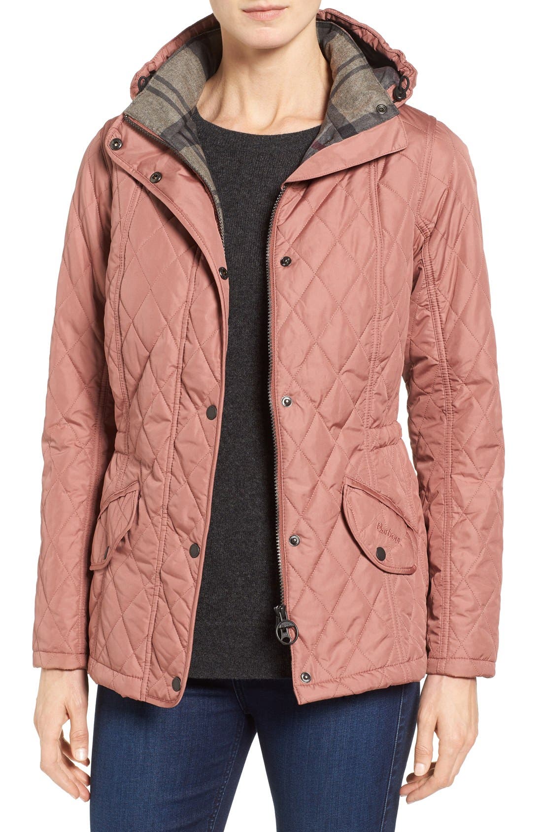 barbour millfire quilted jacket